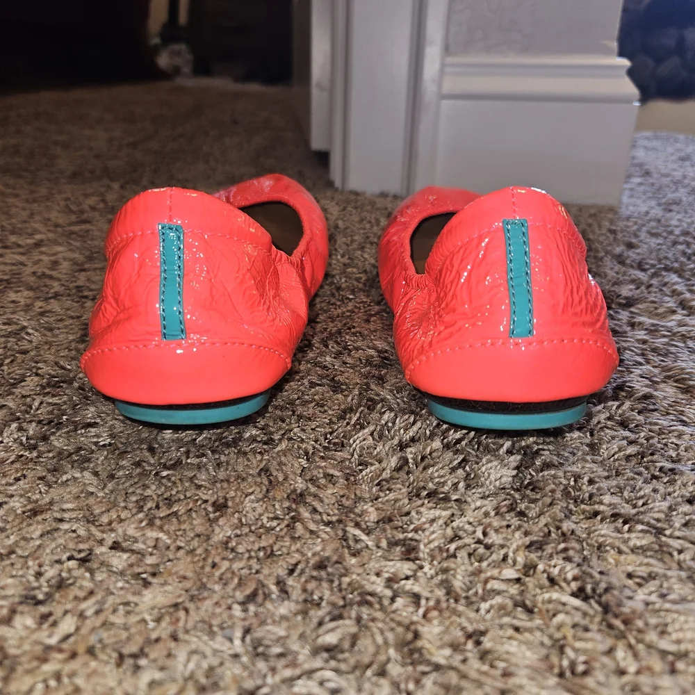 Neon Red Tieks - Picture 3 of 7